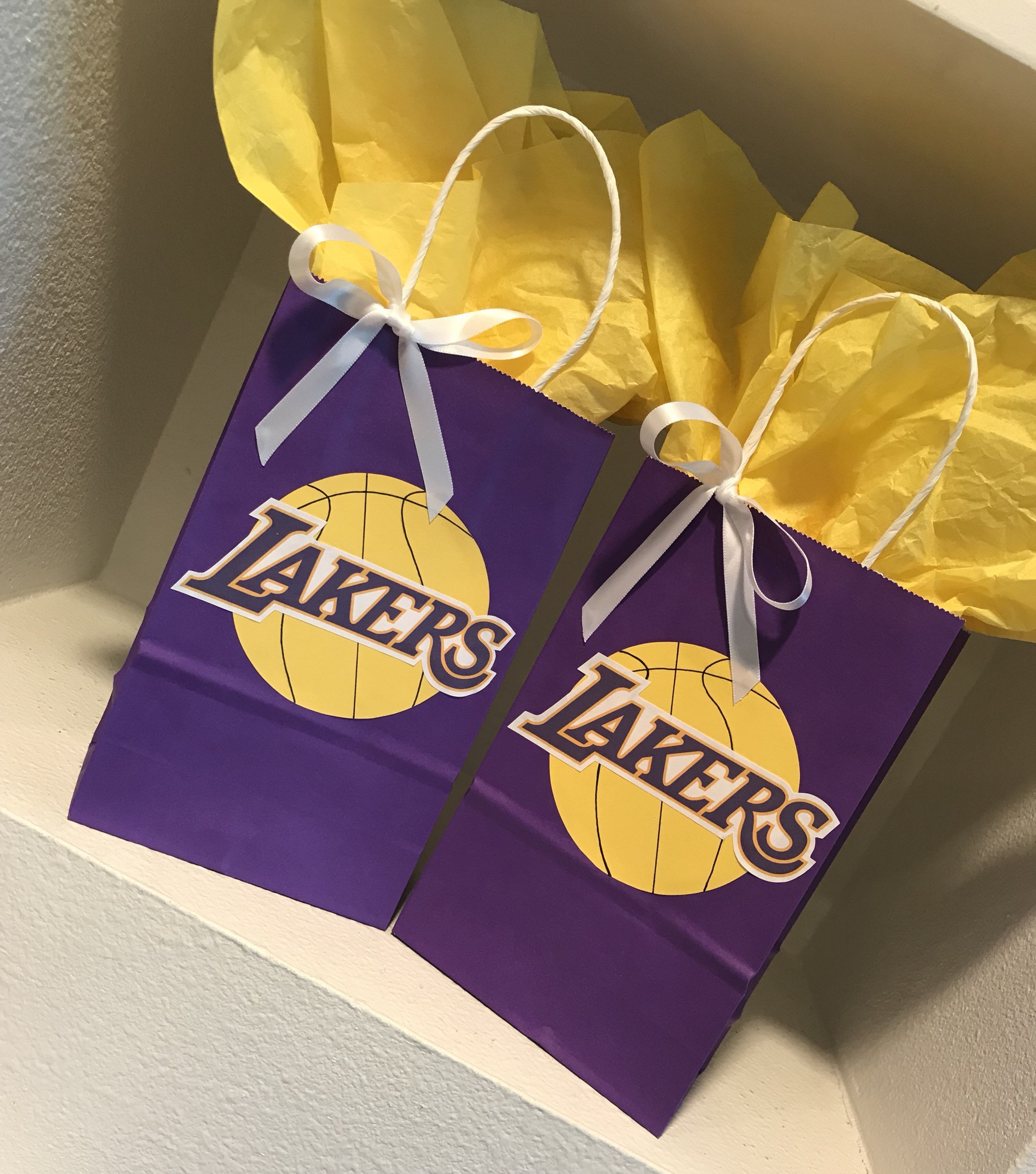 Los Angeles Lakers Party Bags - Etsy UK