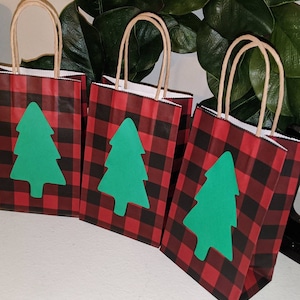 Buffalo Plaid Holzfäller Party Taschen