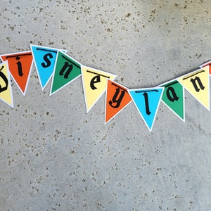 Retro Disneyland Party Banner