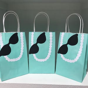 Robins Egg Blue Party Bags