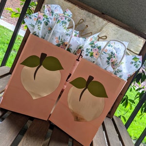 Peach Party Bags