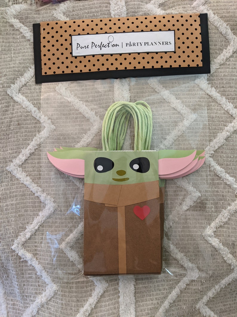 Baby Yoda Party Bags Etsy