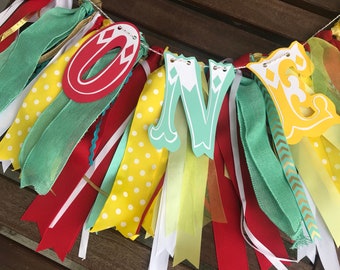 Carnival Theme Highchair Banner