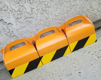 Construction Party Treat Boxes