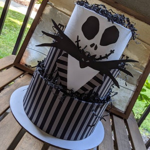 Jack Skellington Diaper Cake