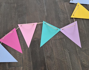 Multicolored Camp Flag Party Banner