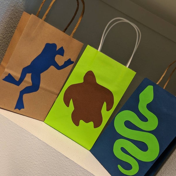 Reptile Party Favor Box Etsy