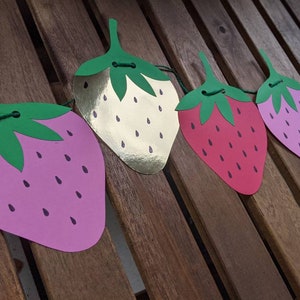 Strawberry Party Banner