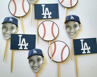 LA Dodgers Cupcake Toppers