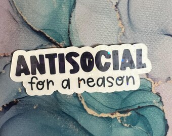 Antisocial Sticker
