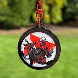 Billy Kid Spinning Charm Keychain | Zenless Zone Zero ZZZ