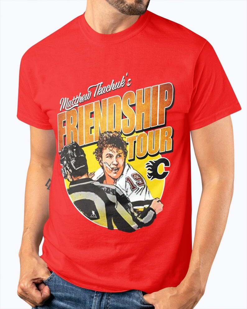 Matthew Tkachuks Friendship Tour Shirt Brady Tkachuk image 1