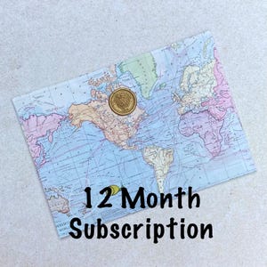 Suscripción de 12 meses a la carta del Future Explorers' Club. Carta de historias de aventuras entregada mensualmente, suscripción de 6 meses, regalo, regalo único
