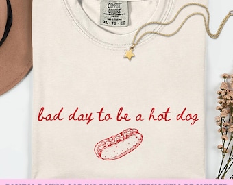 Mauvaise journée pour être un hot-dog PNG, conception de chemise drôle du 4 juillet, humour patriotique PNG, graphique barbecue d'été, téléchargement numérique par sublimation Cricut