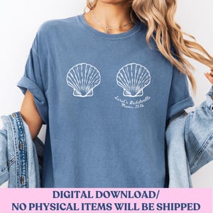 Seashell Bachelorette PNG, Custom Miami Bachelorette Design, Coastal Bride Tribe PNG, Beach Bach Weekend PNG, Bridesmaid