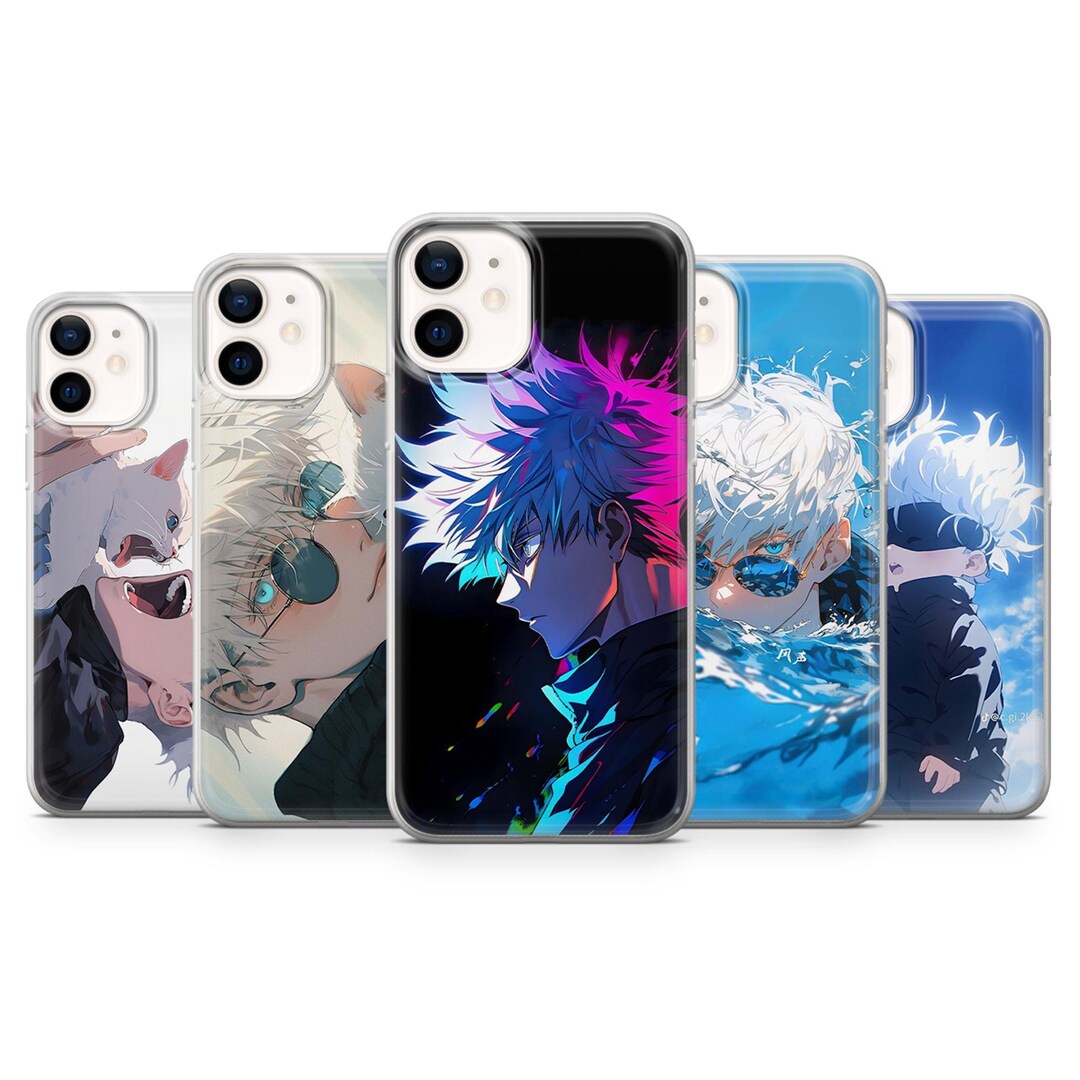 Jujutsu Kaisen Phone Case Satoru Gojo Manga Cover for iPhone 15,14,13
