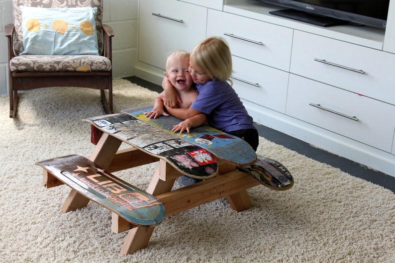 Children's Skateboard Picnic Table PDF image 4