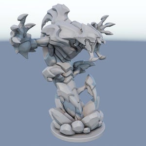 LoL Rek&#39;Sai Figurine Statue – League of Legends Figure | The Void Burrower, iconic creature room decoration