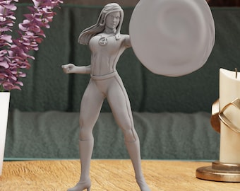 Invisible Force Figurine Statue – The Shapeshifter Figure | Master of Invisibility and Strength, Iconic Invisible Hero Room Decoration