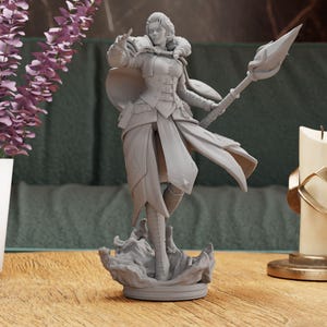 Jaina Proudmoore Figurine Statue, World of Warcraft Character, Archmage of the Kirin Tor, iconic sorceress room decoration