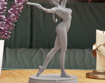 Black-Suited Spy Figurine Statue – The Elite Covert Operative Figure | Expert Spy and Fighter, Heroic Room Decoration