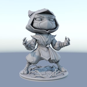 LoL Kennen Figurine Statue - League of Legends Figur | Das Herz des Sturms, kultige Ninja Raumdekoration