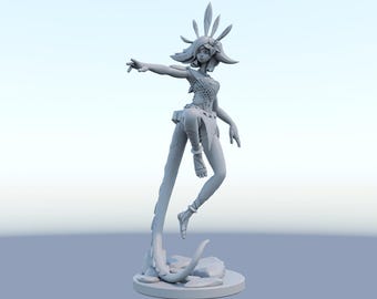 LoL Neeko Figurine Statue – League of Legends Figure | The Curious Chameleon, iconic shapeshifter room decoration