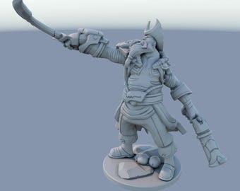 LoL Gangplank Figurine Statue – League of Legends Figure | The Saltwater Scourge, iconic pirate room decoration