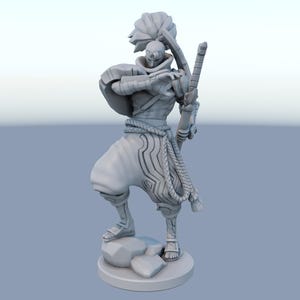 LoL Yasuo Figurine Statue – League of Legends Figure | The Unforgiven, iconic swordsman room decoration