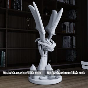 LoL Smolder Figur Statue - League of Legends Figur | Kultiger Charakter, feurige Raumdekoration