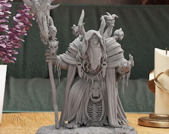 File Stl del modello stampato in 3D di Gul'dan World of Warcraft per la