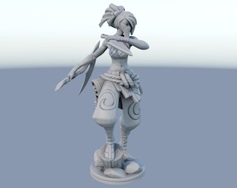LoL Akali Figurine Statue – League of Legends Figure | The Rogue Assassin, iconic ninja room decoration