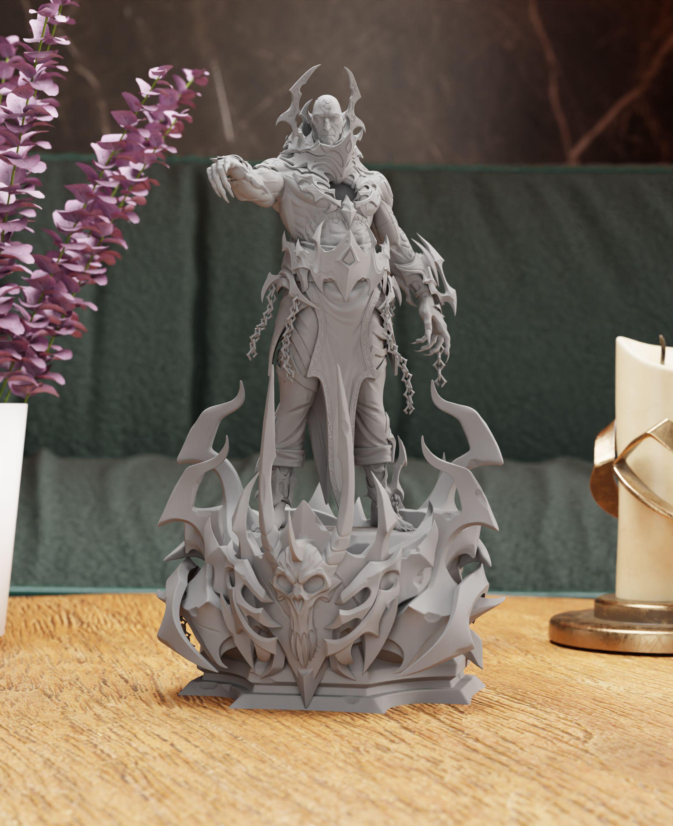 Villian Ruller The Jailer Figurine Statue, World of Warcraft Character, Ruler of the ...