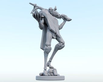 LoL Jhin Figurine Statue – League of Legends Figure | The Virtuoso, iconic marksman room decoration