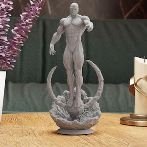 Statuette d'Observateur cosmique – Figurine de l'homme qui sait tout | Maître de la réalité et du temps, décoration de chambre divine emblématique