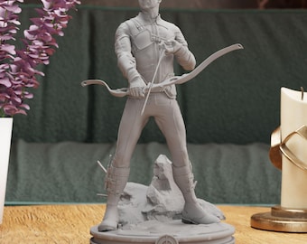 Sharpshooter Figurine Statue – The Bow Master Figure | Precision and Accuracy in Every Shot, Iconic Archer Room Decoration