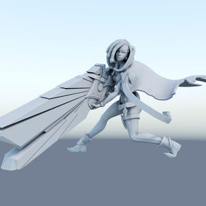 LoL Senna Figur Statue - League of Legends Figur | Der Erlöser, Schütze Raumdekoration