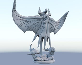LoL Bel'Veth Figurine Statue – League of Legends Figure | Empress of the Void, iconic void creature room decoration