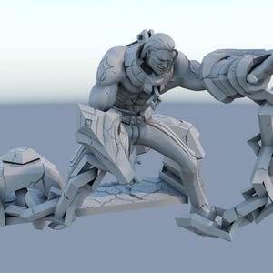 LoL Sylas Figurine Statue – League of Legends Figure | The Unshackled, iconic revolutionary room decoration