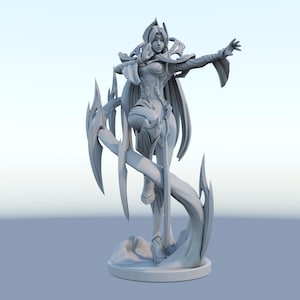 LoL Irelia Figurine Statue – League of Legends Figure | The Blade Dancer, iconic warrior room decoration