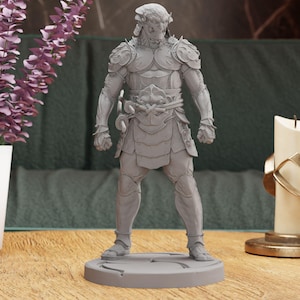 Yoshimitsu Figurine Statue – Tekken Figure | Mysterious Samurai and Shifting Fighter, Legendary Room Decoration