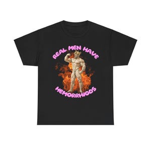 Normalize Hemorrhoids Unisex Tee, Funny Meme Shirt, Cotton T-Shirt, Gift for Joke Lovers, Humorous Graphic Top