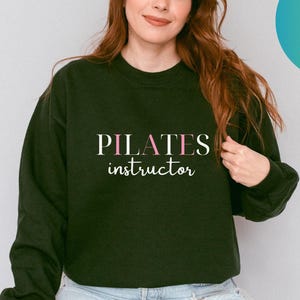 Pilates Instructor Sweatshirt Pilates Shirt In My Pilates Era Shirts Pink Pilates Women Pilates Princess Shirts  Fitness Shirts Athlete Gift