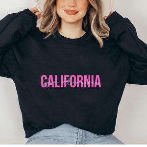 Los Angeles Sweatshirt LA Shirts Retro California Pullover California Vacation T-Shirts Cali Gift LA Trip Matching Shirts Aesthetic Travel