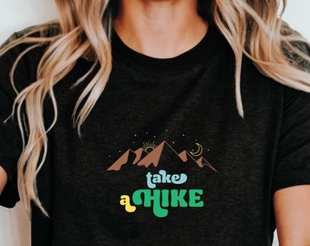 Camiseta de senderismo, camiseta para hacer senderismo, camisetas para amantes de la naturaleza, regalos de senderismo, camisetas de aventura, camisetas de camping, camisetas para entusiastas de las actividades al aire libre, camisetas de camping
