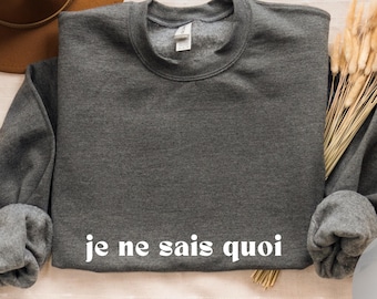 French Sweatshirt France Travel Sweaters French Quote Hoodie French Saying Paris Shirts Bonjour French Gifts Teacher Trendy Fall Sweaters
