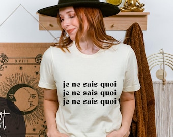 French Quote Shirt Parisian Aesthetic Paris Lover Gifts French Student Shirts French Teacher Gifts Sarcastic Shirts Statement Shirts Woman