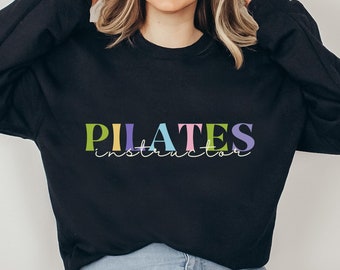 Sudadera de instructor de pilates Camisetas de pilates Camisetas de pilates para mujer Camisetas de fitness Regalos para profesores de pilates Mamá de pilates Regalos de príncipes de pilates