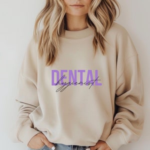 Sweat-shirt futur hygiéniste dentaire chemises femme étudiant en médecine dentaire cadeau de remise des diplômes hygiéniste dentaire pour dentiste hygiéniste
