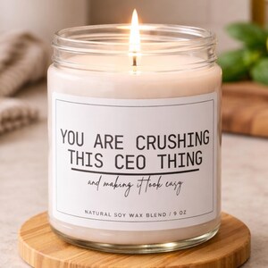 Velas divertidas para CEO, velas para donas de empresas, presentes divertidos para chefes e empreendedoras, agradecimentos, presentes de aniversário, Natal e negócios.